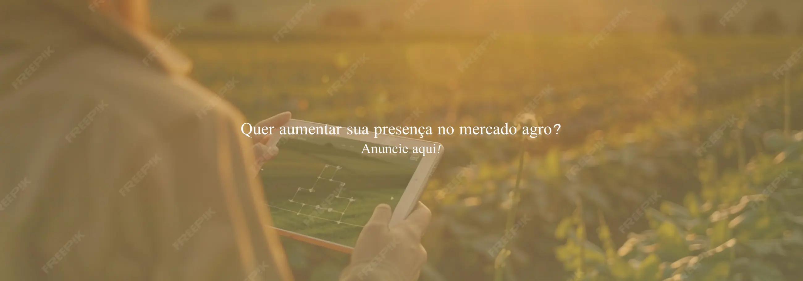 Quer aumentar sua presença no mercado agro? Anuncie aqui!